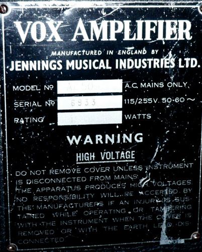 Vox-AC50 (65/6) + Foundation 1x18 cab +